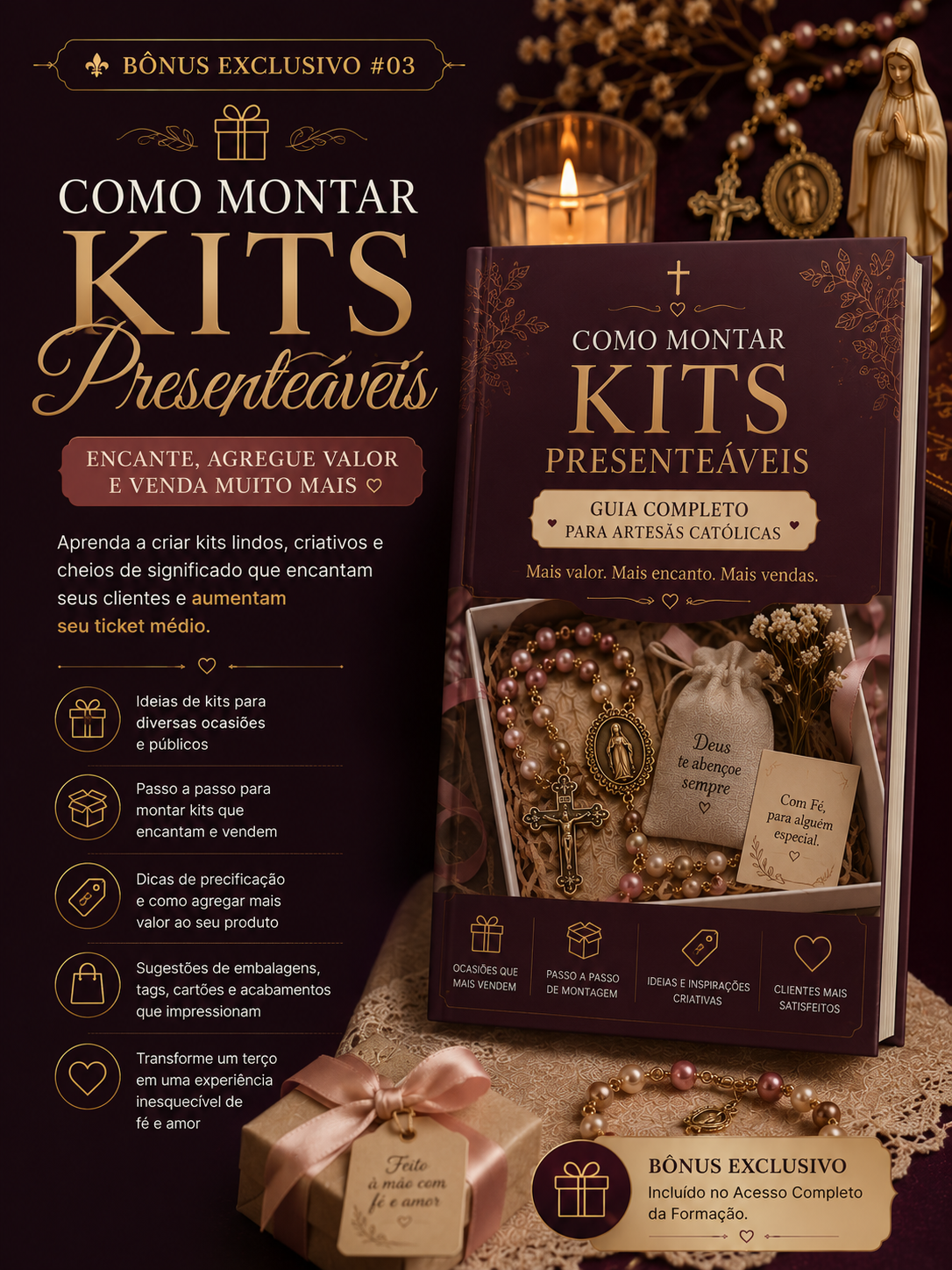 Capa do bônus: Como Montar Kits Presenteáveis